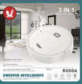Zametací robot K050A 3 v 1 s mopovaním a rozprašovaním