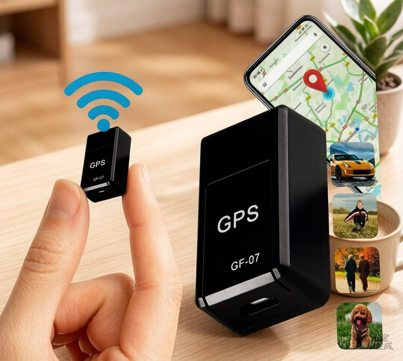 Mini magnetický GPS lokátor GF-07