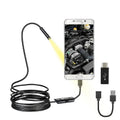 USB endoskopická inšpekčná kamera 3 v 1, 2 m, pre Android a PC