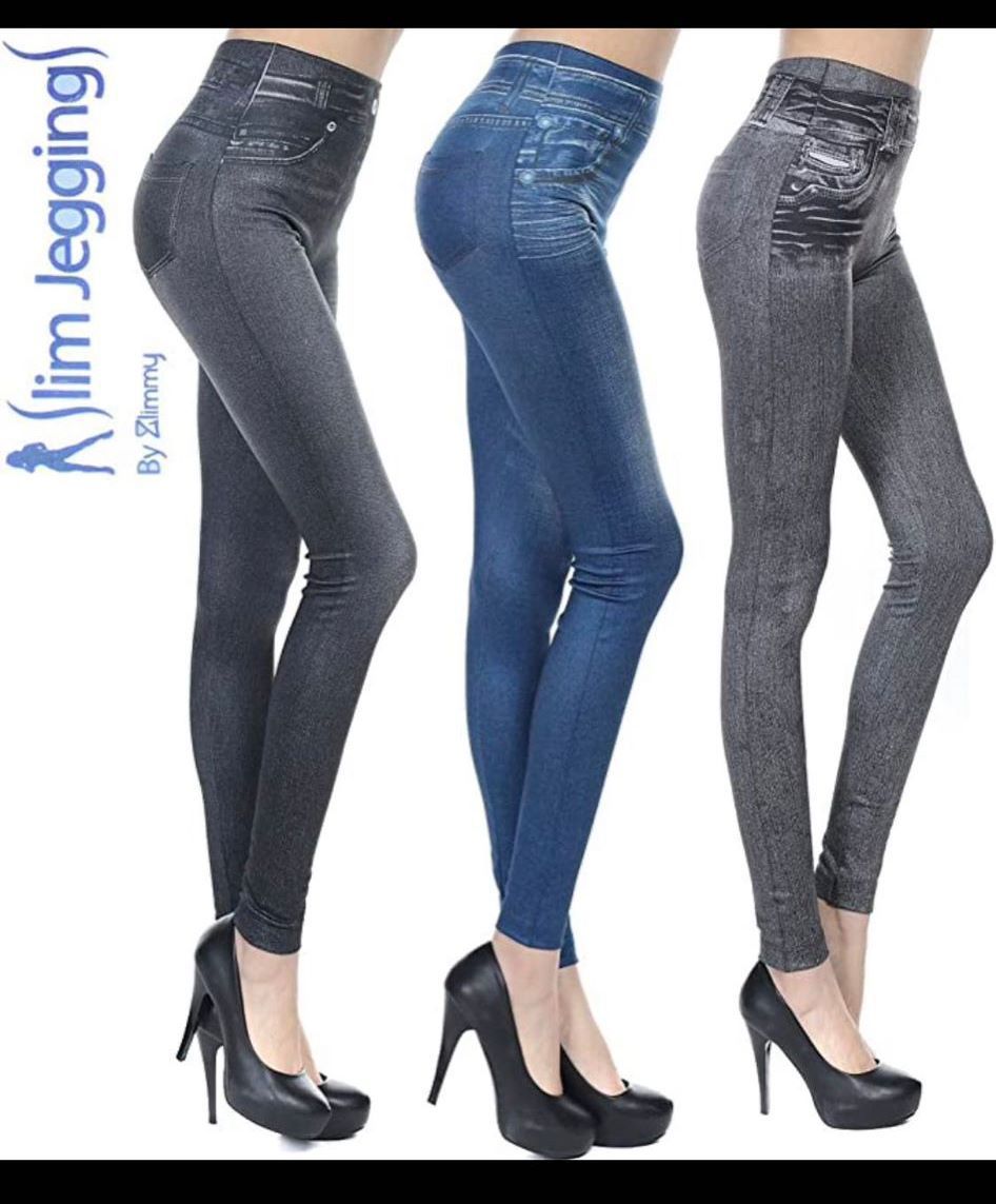 Elastické legíny s džínsovým vzhľadom Slim Jeggings
